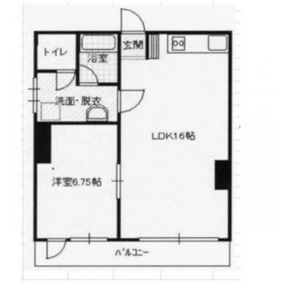 桃山ビル(桃山興産ビル) 4 フロア図面 1