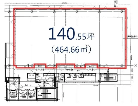 日土地御徒町ビル 2 フロア図面 6