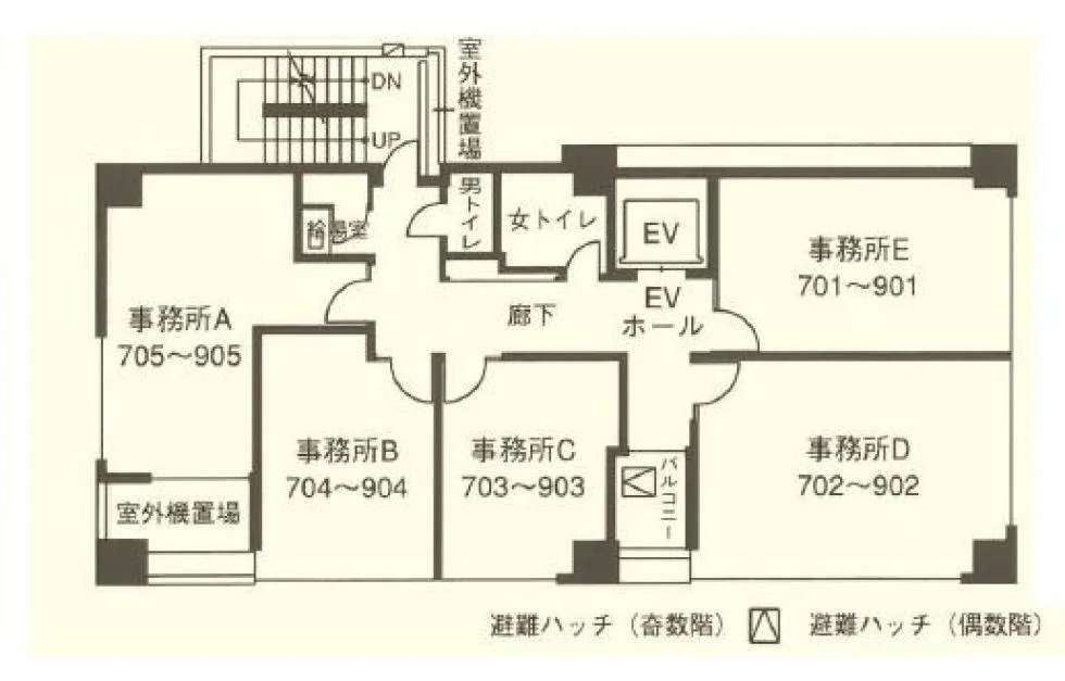 BSC秋葉原 7 フロア図面 1