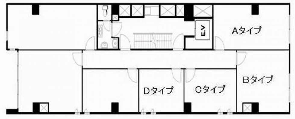 蔵前永谷ビル 7 フロア図面 1