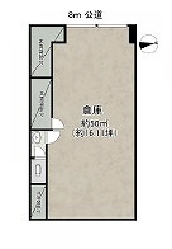 清水ビル 1 フロア図面 1