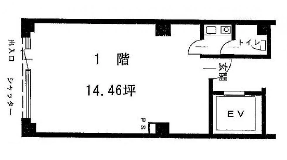 竹田ビル 1 フロア図面 9