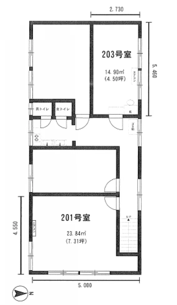 高梨ビル 2 フロア図面 4