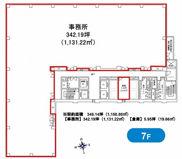 CSタワー 7 フロア図面 1