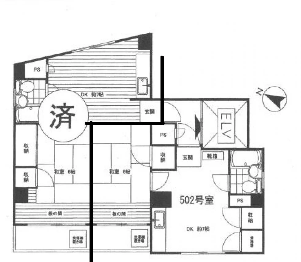 YSビル 5 フロア図面 5