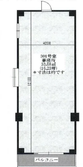 オークビルディング 3 フロア図面 1