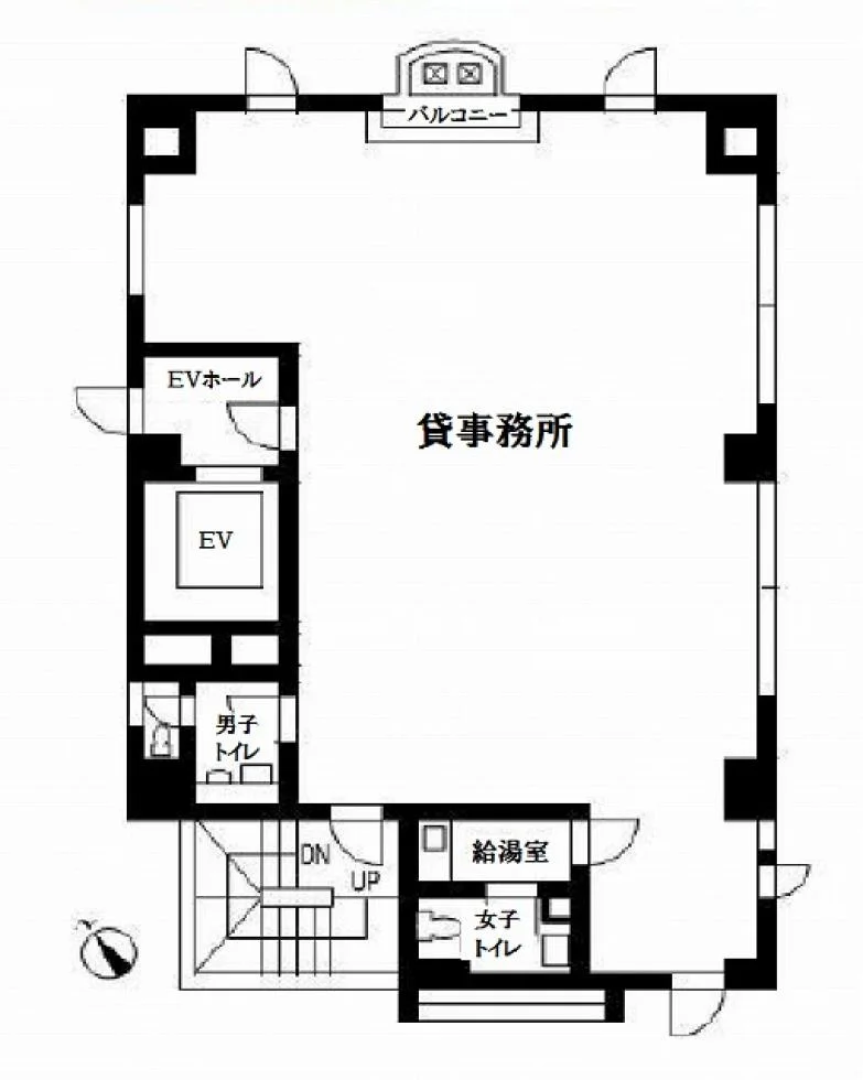 アイランドビルディング 4 フロア図面 1