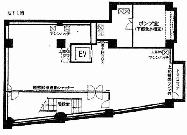 立花国際ビル B1 フロア図面 1