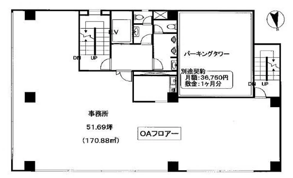 OTビル 4 フロア図面 2