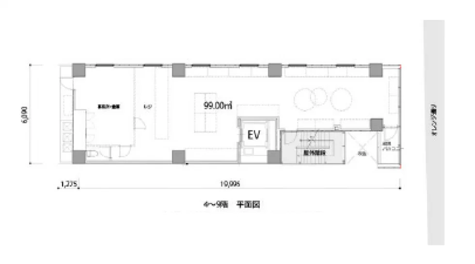 The Room 浅草 9 フロア図面 1