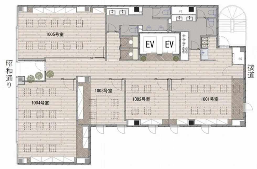MARK SQUARE 御徒町 10 フロア図面 1
