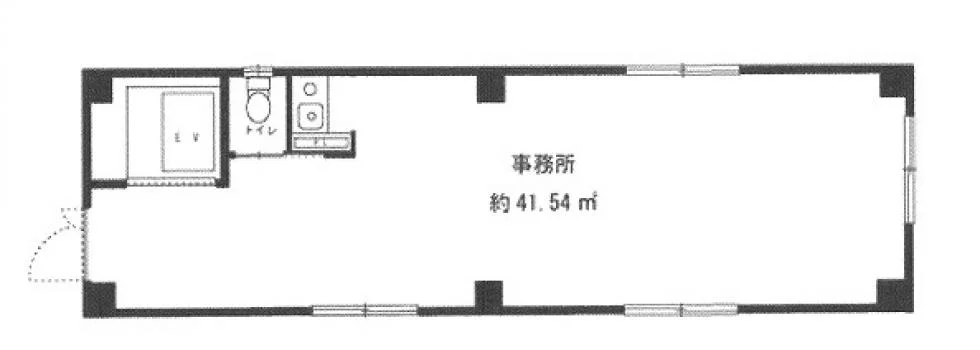 上野ビル 3 フロア図面 1