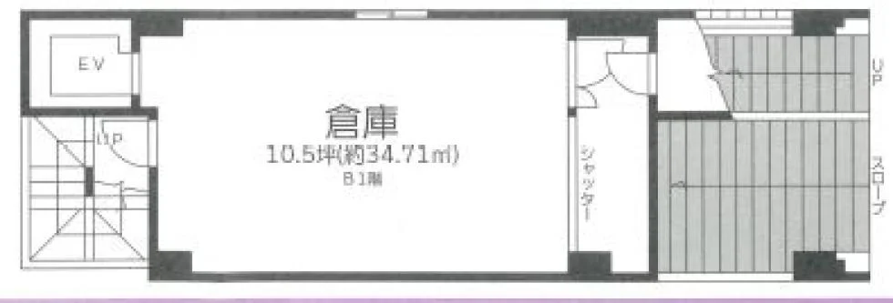 織松ビル 1 フロア図面 1