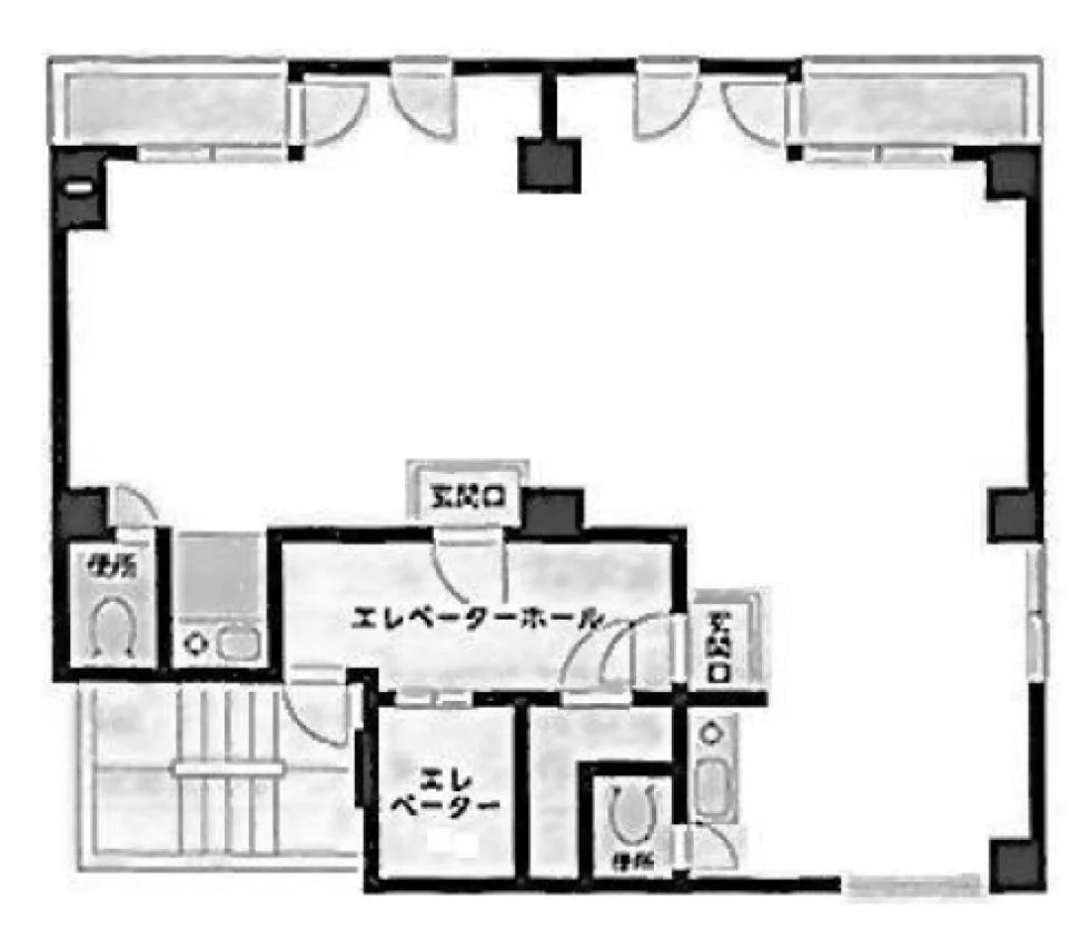 本池田第2ビル 1 フロア図面 11