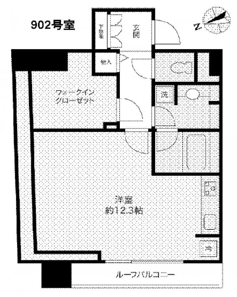 アクロス秋葉原ビル 9 フロア図面 1