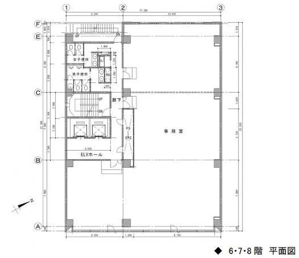 浅草橋ミハマビル本館 7 フロア図面 1