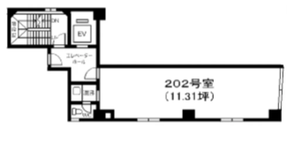 精工ビル 2 フロア図面 1