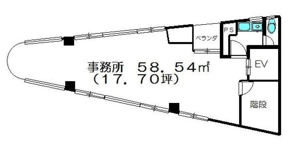ルート根岸第2ビル 5 フロア図面 1