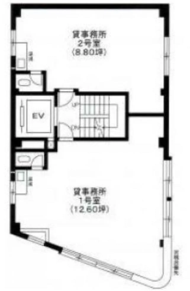 岩坂ビル 3 フロア図面 1