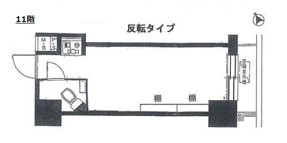 アルベルゴ上野 11 フロア図面 1
