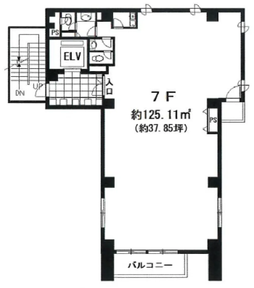 SCRビル 7 フロア図面 1