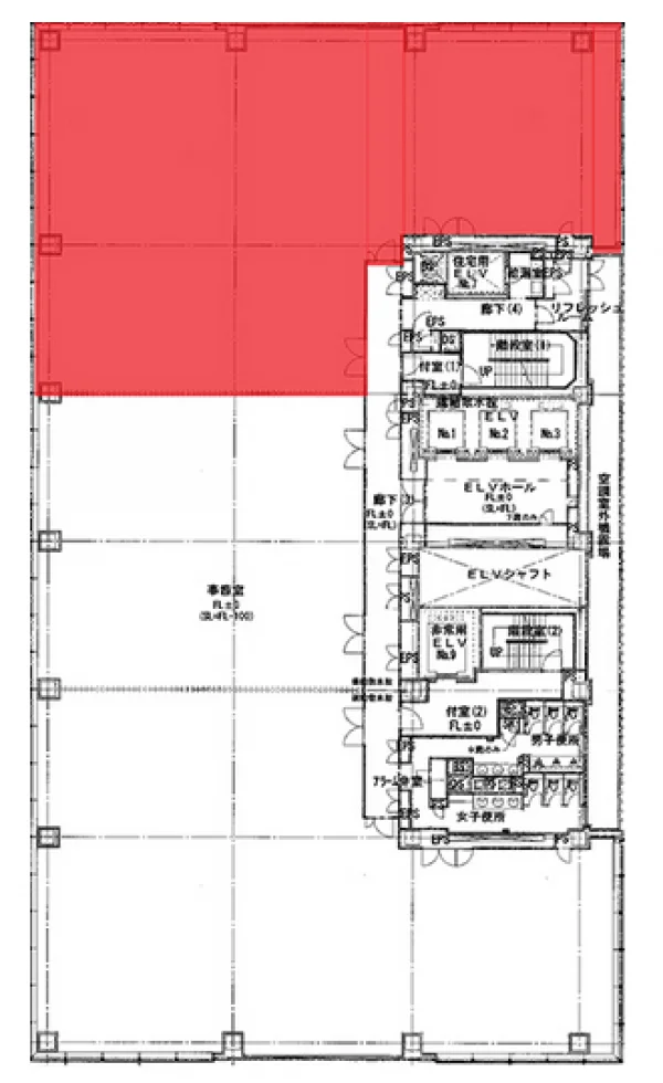 TIX TOWER UENO(TIXTOWER UENO)(ティックスタワー) 5 フロア図面 1