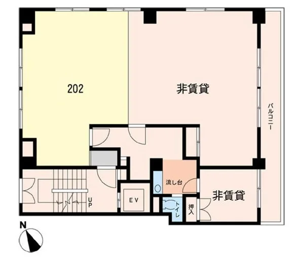 宇賀神ビル 2 フロア図面 7