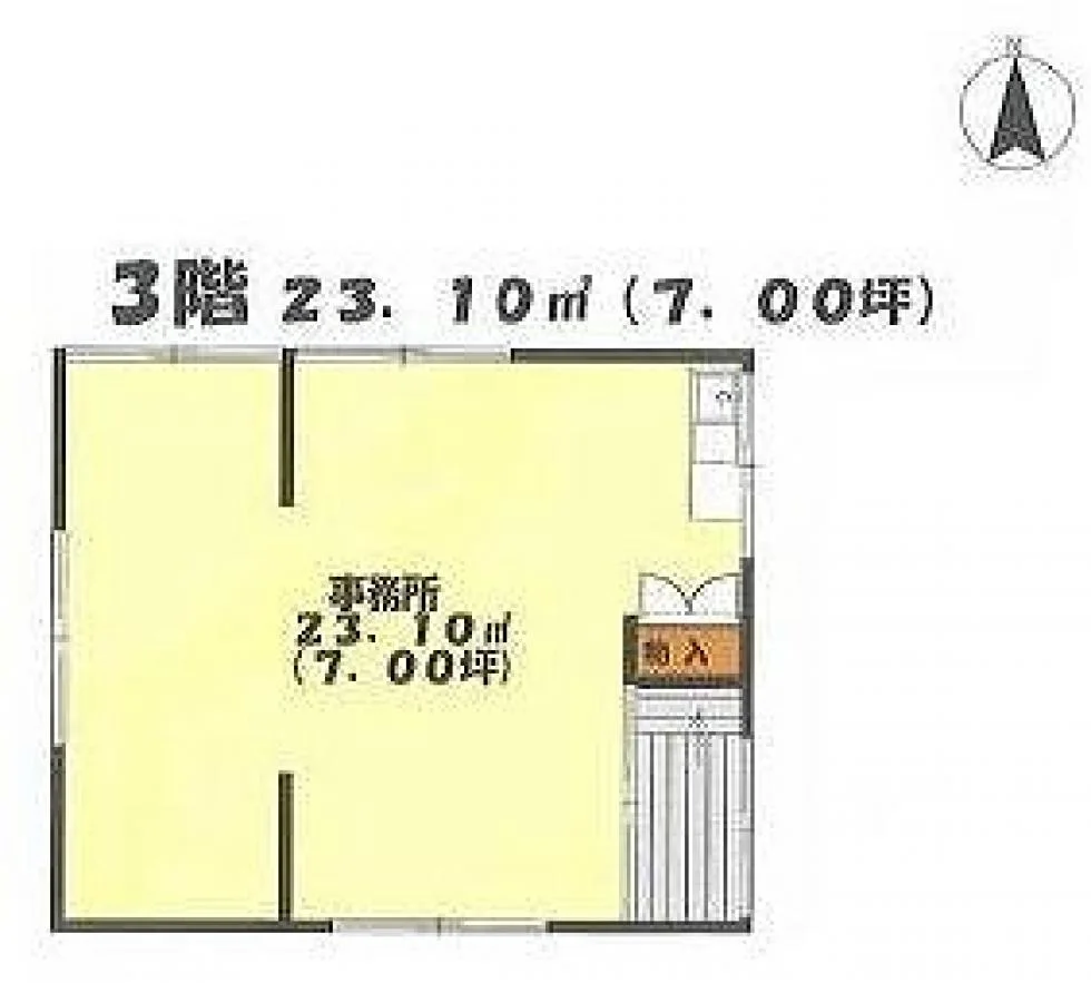 台東4丁目貸事務所 3 フロア図面 1