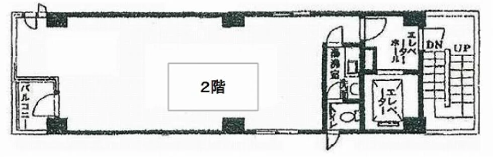 浅草橋ONビル 2 フロア図面 1