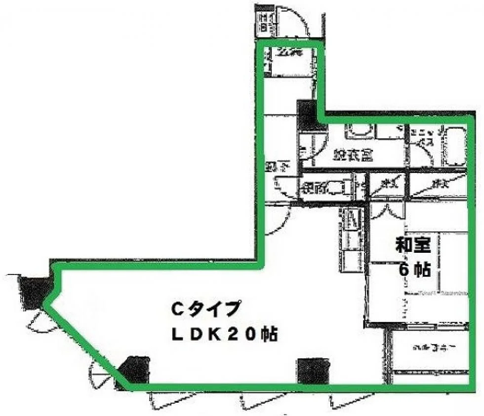 蔵前タカハシビル(蔵タカビル) 9 フロア図面 1