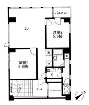 新興スタービル竜泉 3 フロア図面 1