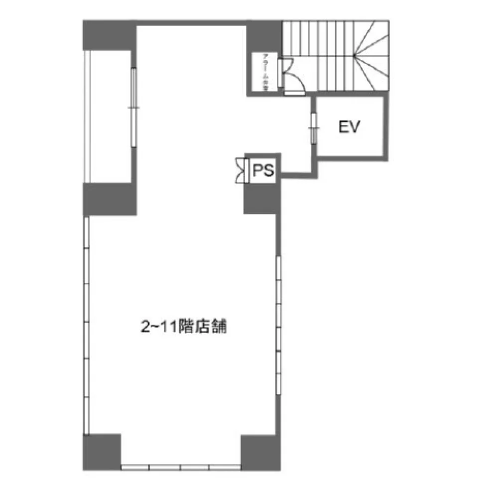 エスペランサ浅草 (ESPERANZA ASAKUSA) 5 フロア図面 1