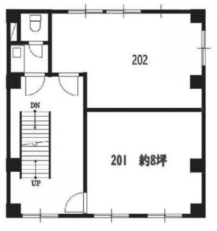 鋤柄ビル 2 フロア図面 7