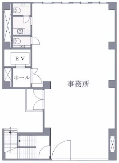 井門東上野ビル 6 フロア図面 1