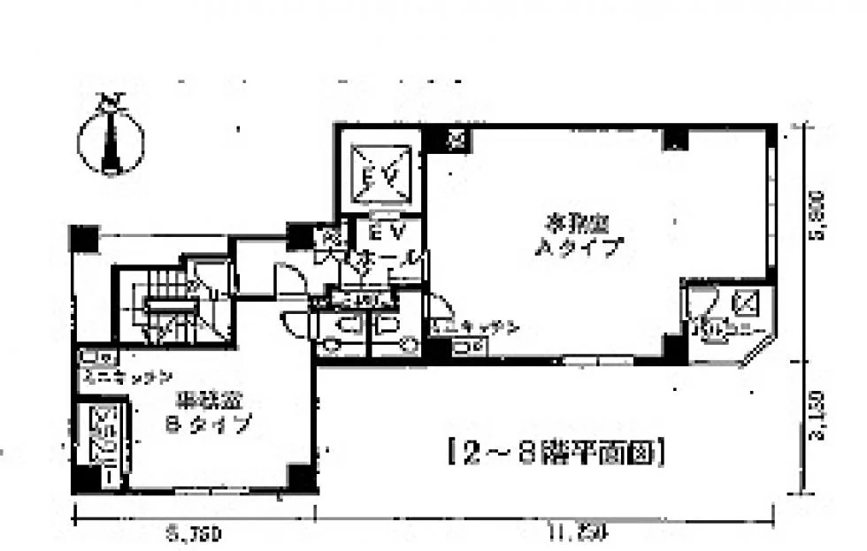 蔵前ATビル 8 フロア図面 6