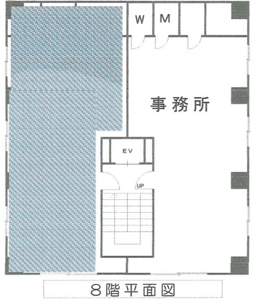 浅草橋駅前ビル 8 フロア図面 1