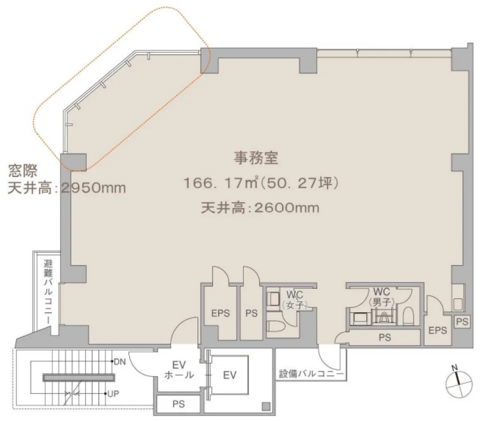 G-SQUARE上野ビル 3 フロア図面 1