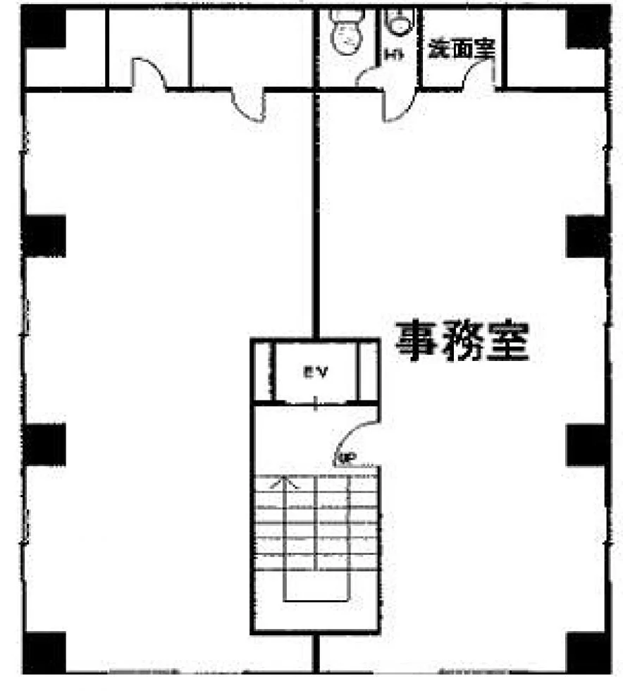 浅草橋駅前ビル 3 フロア図面 1