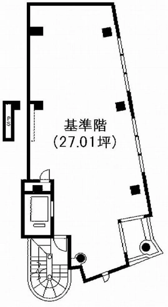 三真ビル 5 フロア図面 1