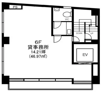 タイムビル-2 6 フロア図面 1