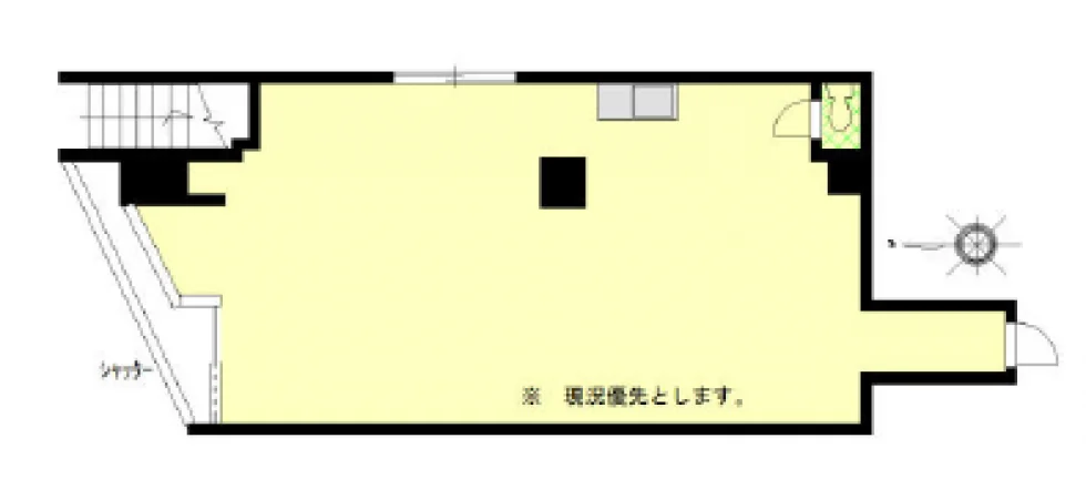 入谷日伸ハイツ 1 フロア図面 1