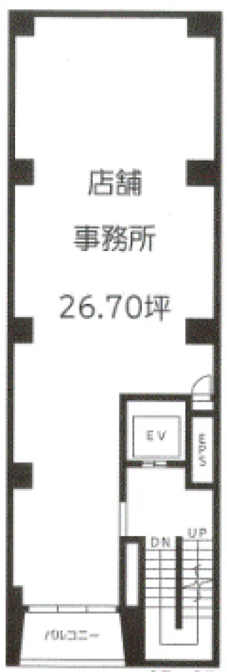 浅草橋玉木ビル 7 フロア図面 1