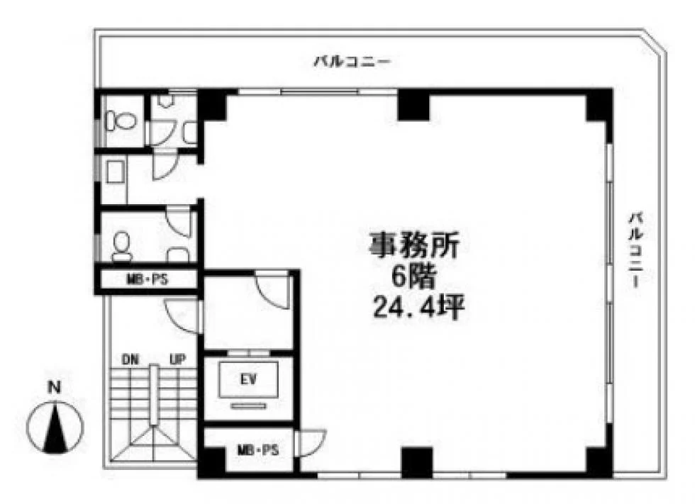 芳屋ビル 6 フロア図面 6