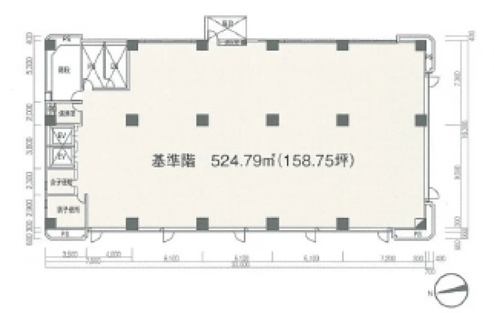 フロンティア秋葉原 3 フロア図面 1
