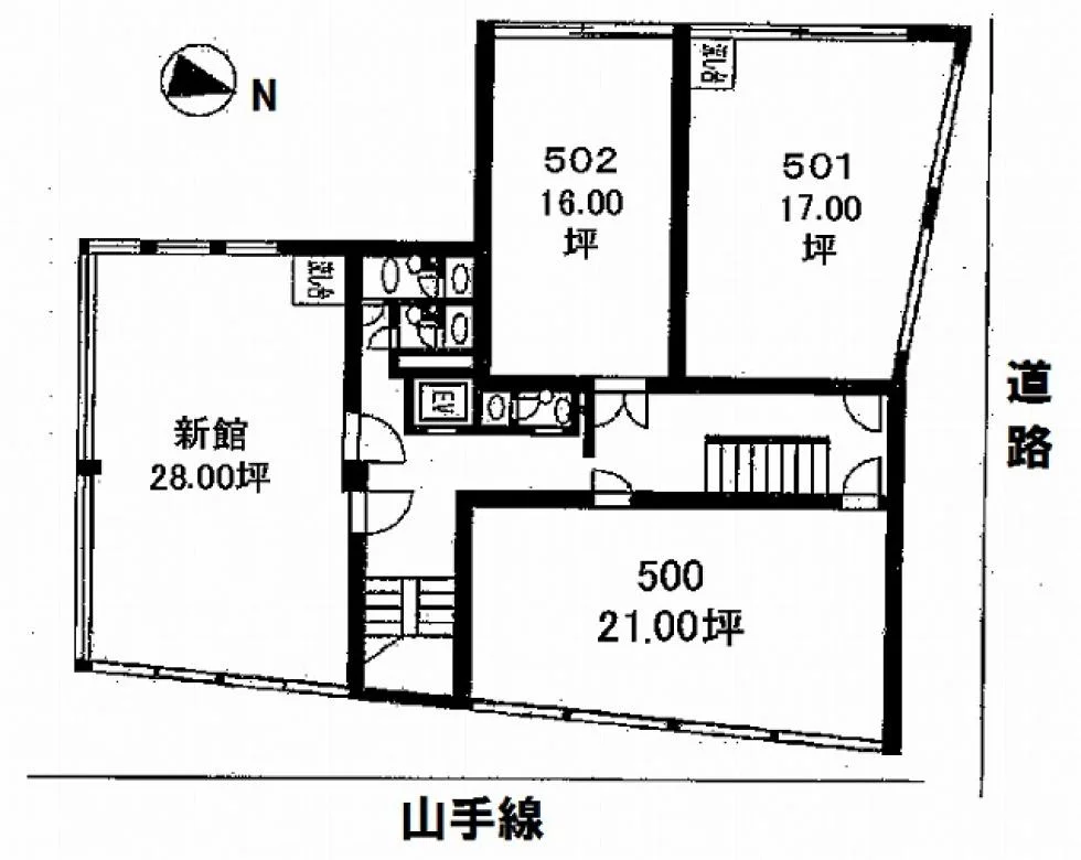 小島ビル(旧館) 5 フロア図面 5