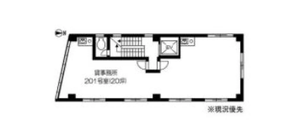 宮本ビル 2 フロア図面 1
