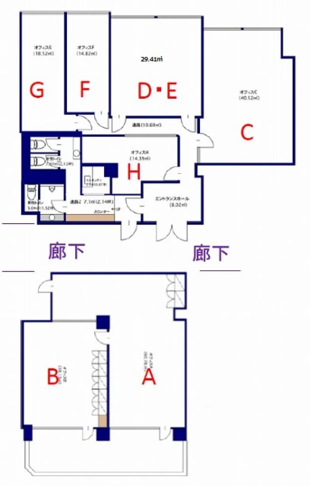 鶯谷上原ハイツ 2 フロア図面 1