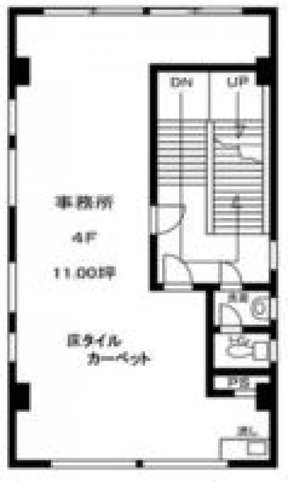 あかつきビル 4 フロア図面 1