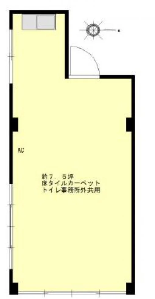 安達第1ビル 3 フロア図面 1