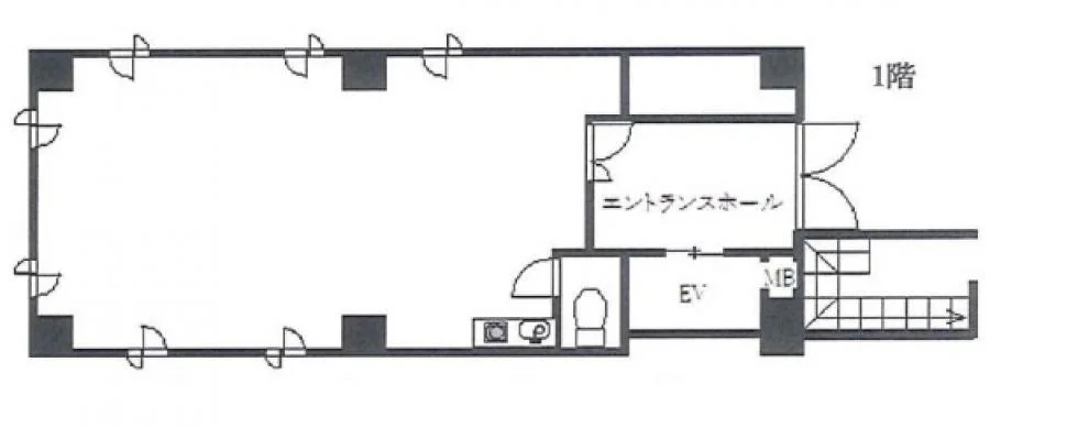 ビリーフ御徒町 1 フロア図面 1